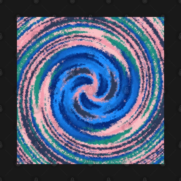 Colorful Circle Swirl by Peaceful Space AS