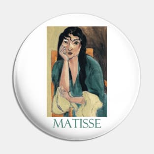 Laurette in Green by Henri Matisse Pin