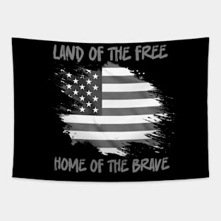 Land-Of-The-Free-Home-Of-The-Brave Tapestry