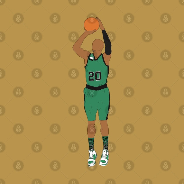 Ray Allen 3-Pointer by rattraptees