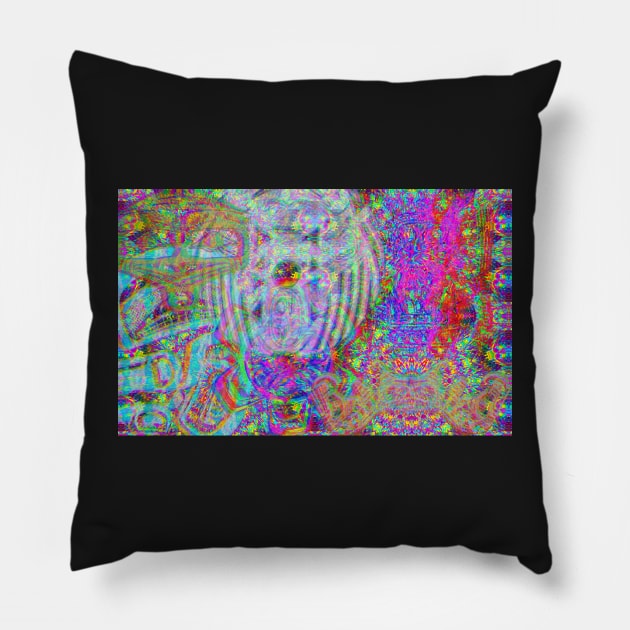 Ayahuasca visions Pillow by indusdreaming