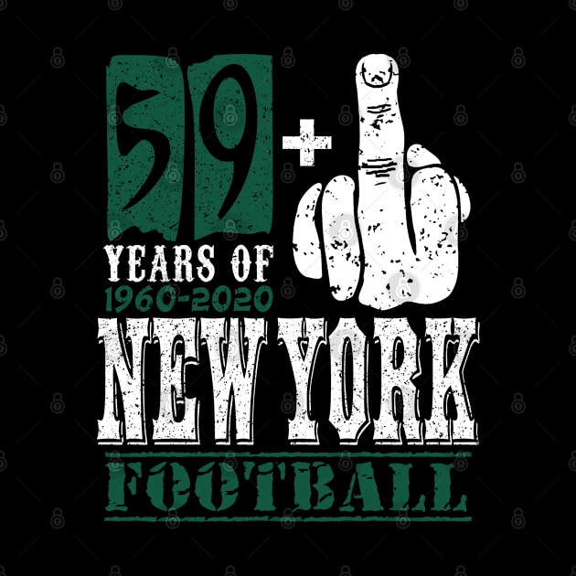 New York Pro Football - Funny 60 Years Finger by FFFM