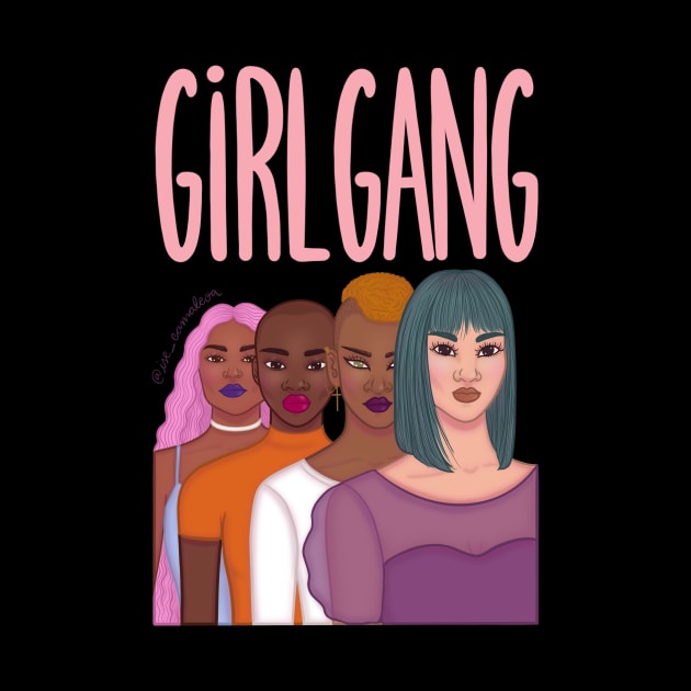 Girl Gang by @isedrawing