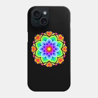 Colour Blossom Mandala Phone Case