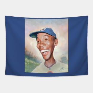 Ernie Banks Tapestry