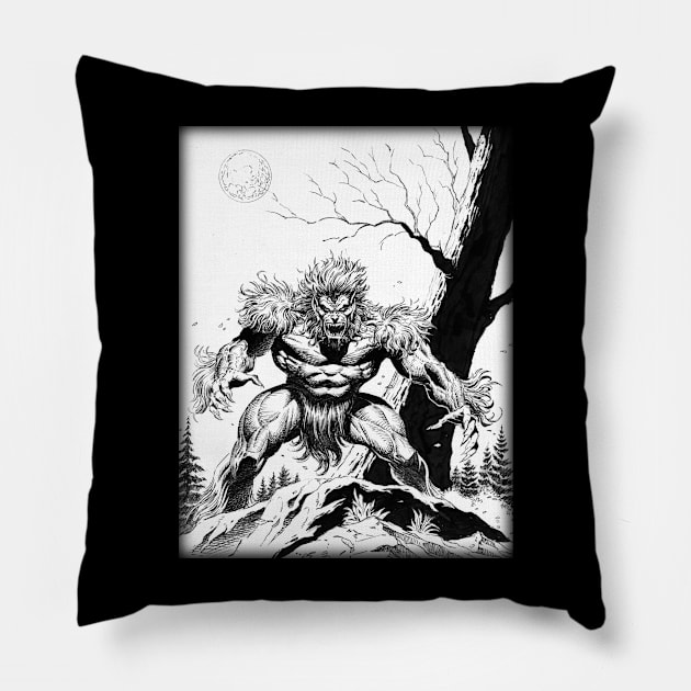 Werewolf Pillow by Paul_Abrams