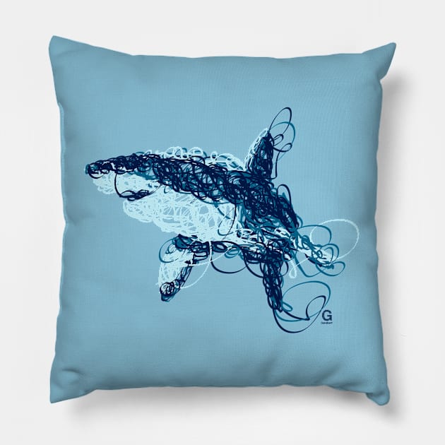 Shark Pillow by Garabart