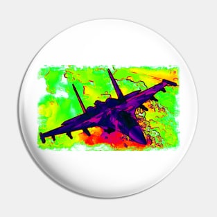 Aviation Fighter Jet Pop Pin