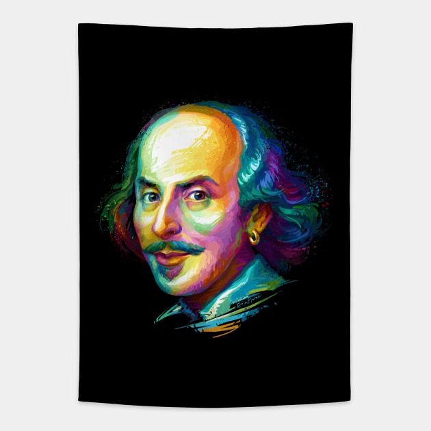 William Shakespeare Tapestry by stonemask