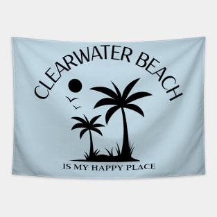 Clearwater Beach Is My Happy Place Tapestry