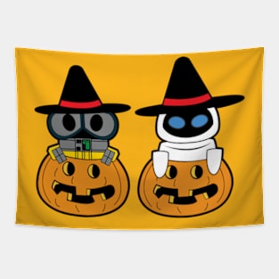 wall e and eve halloween Tapestry