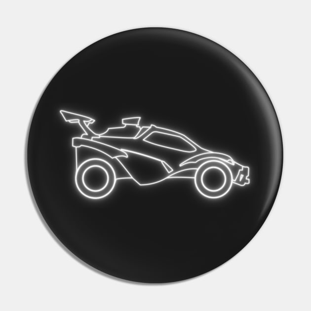 Octane White Glow (Must buy in black to enhance the effect) | Rocket League Pin by rishibeliya