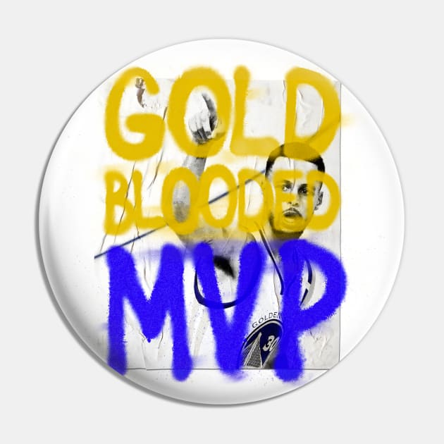 Steph Golden MVP Pin by Aefe