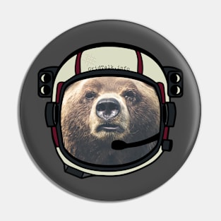 Grid Bear in Space Pin