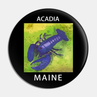 Lobster Lover - Acadia Maine Pin