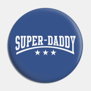 Super-Daddy (White) Pin