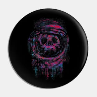 Skull Astronaut Dead In Space Pin