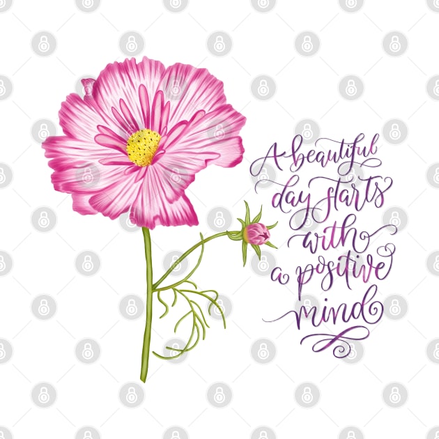 Flowers for spring and a positive mind by CalliLetters