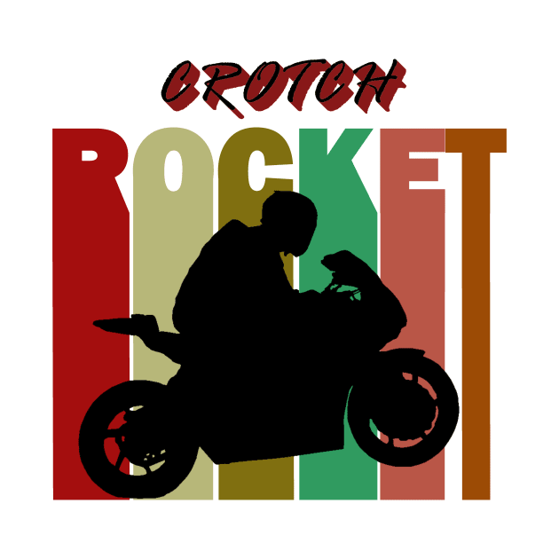 Crotch Rocket Motorcycle Racer by Rossla Designs