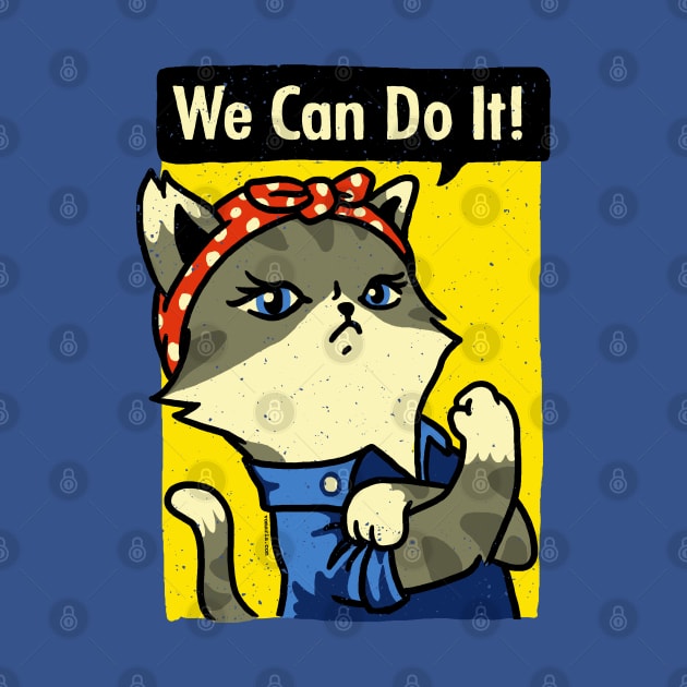 Purrrsist! We Can Do It! by vo_maria