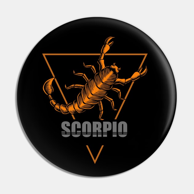 Scorpio Pin by TambuStore