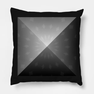 Sacred Geometry 3D Fantasy Pyramid Architecture Pillow