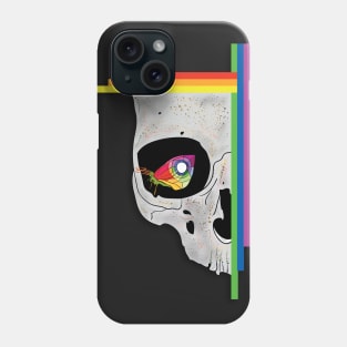 Butterfly in skull eye Phone Case