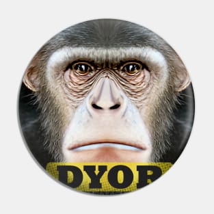 DYOR Planet Monkey Apes Animals Pin