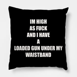 honest tee shirt Pillow