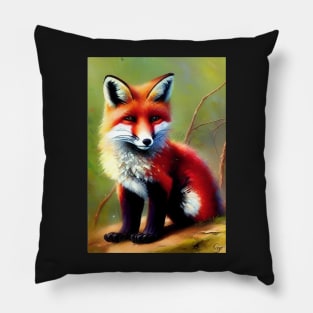 CUTE FOX CUB Pillow