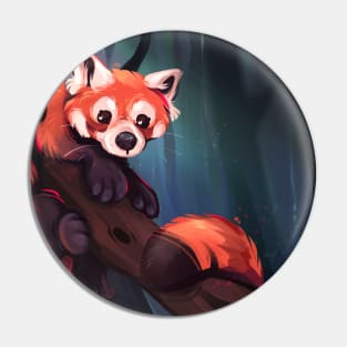 Red Panda Pin