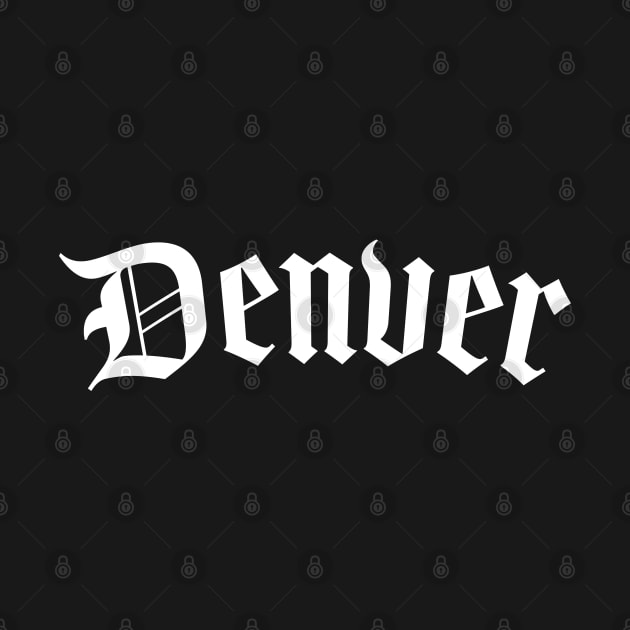 Old School Denver white by WMD303