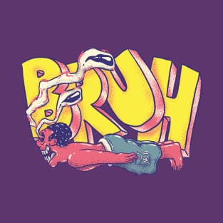 Bruh Dude Flying - Bruh meme moment | Bruh Momentum | Society of Bruh | Dank MEMES T-Shirt