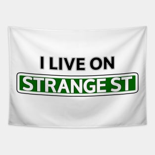 I live on Strange St Tapestry