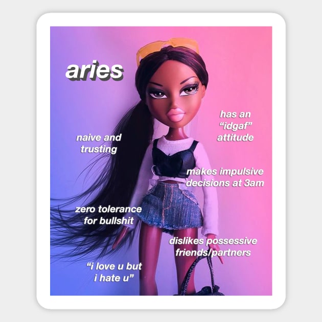 Bratz doll aesthetic | Sticker