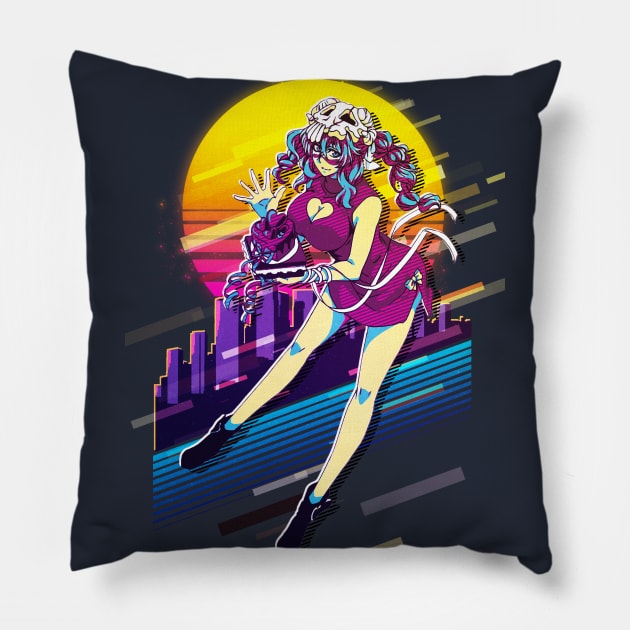 Nelliel Tu Odelschwanck Pillow by 80sRetro