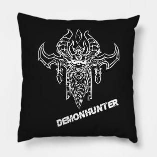 Demonhunter Crest (White) Pillow