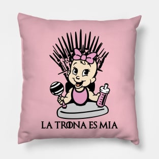 La trona es mía (versión niña). Pillow