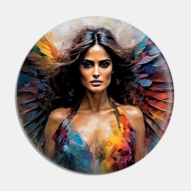 Salma Hayek as an angel Pin by bogfl