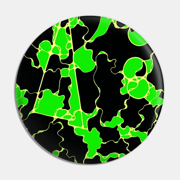 Sporadic Green Vibrant design Pin by ozav