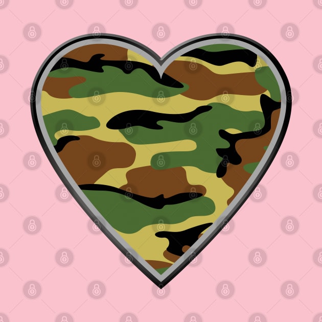 Camo heart design by DrewskiDesignz