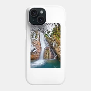 The Black Cave waterfall Phone Case