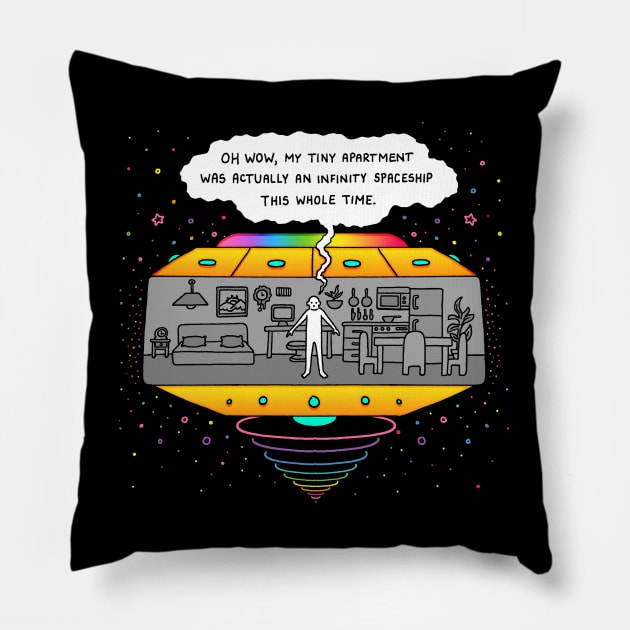 Spaceship Pillow by RaminNazer