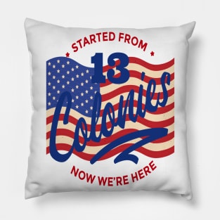 Happy Red, White, and Blue! Pillow