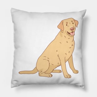 Yellow Labrador Retriever Pillow