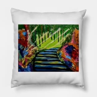 the secret Garden Pillow