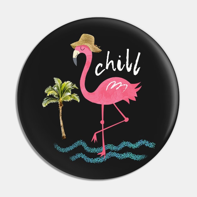 Cool flamingo Pin by tfinn