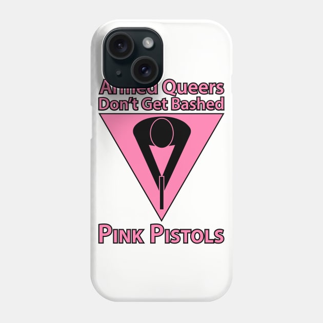 Pink Pistols Phone Case by Operation Blazing Sword