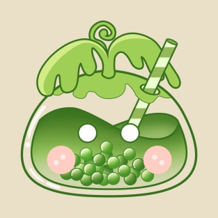 Genshin Impact - Cute Slime Dendro Boba T-Shirt