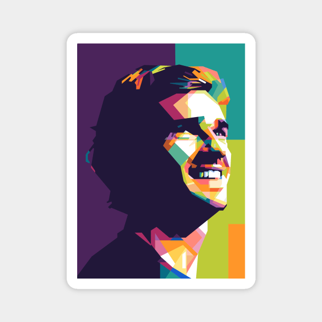 Griezmann in WPAP Pop Art Magnet by wpapkoo